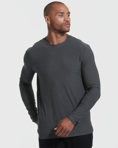 True ClassicCharcoal Heather Gray Active Long Sleeve Crew T-Shirt