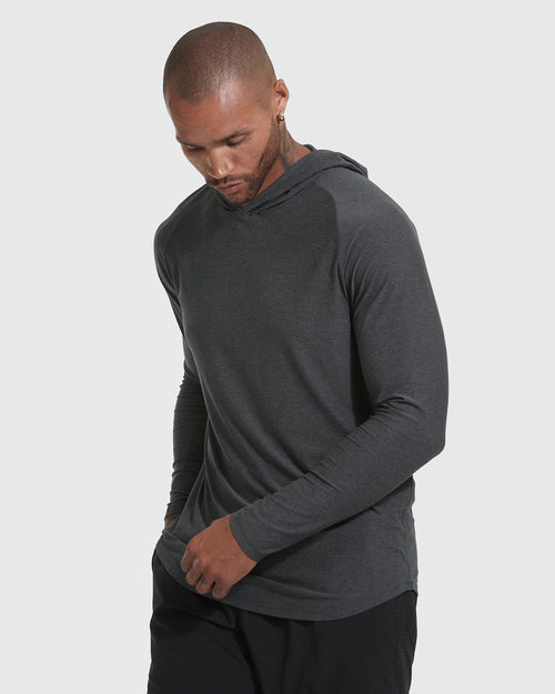 Charcoal Heather Gray Active Hoodie