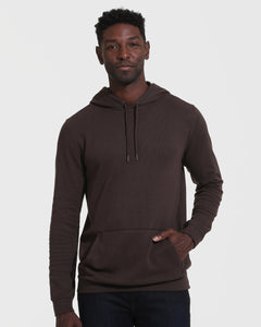 True ClassicDark Oak Waffle Hoodie