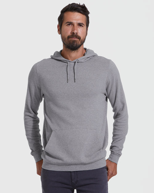 Heather Gray Waffle Hoodie