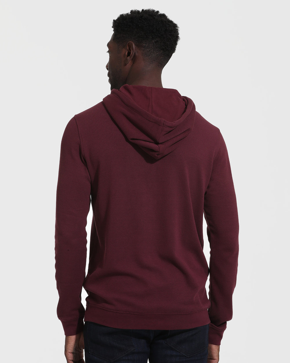 Mahogany Waffle Hoodie