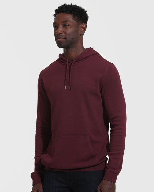 Mahogany Waffle Hoodie