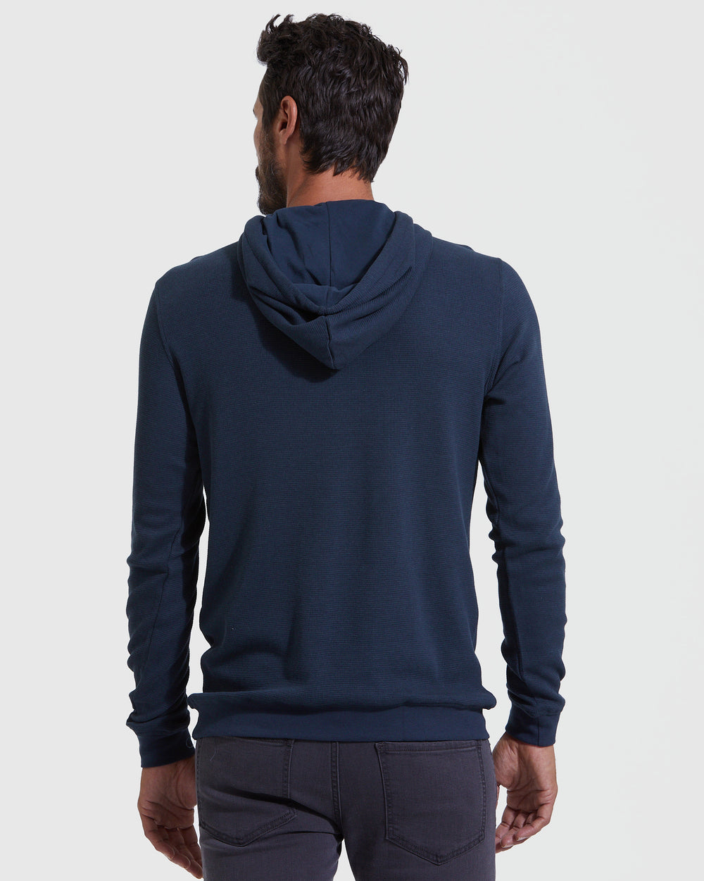 Carbon And Navy Waffle Hoodie 2-Pack