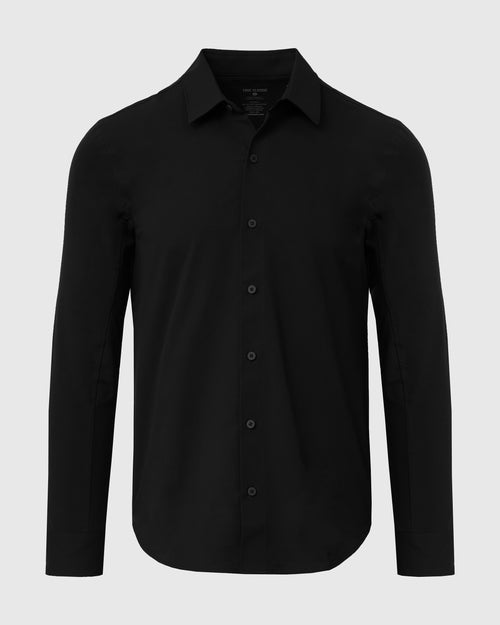 Black Commuter Long Sleeve Shirt