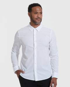 True ClassicWhite Commuter Long Sleeve Shirt