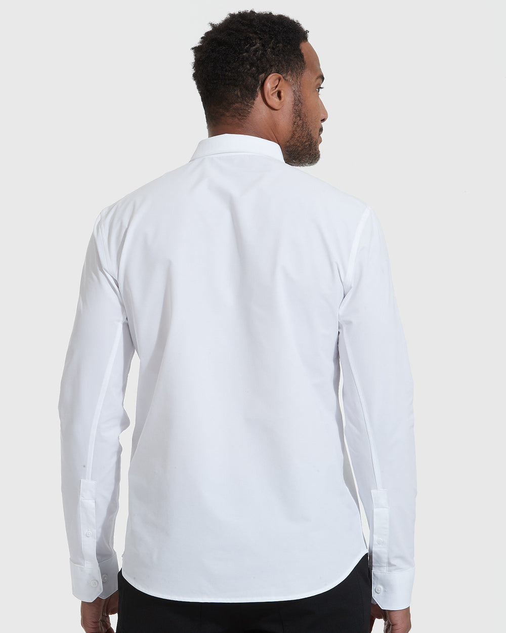 White Commuter Long Sleeve Shirt