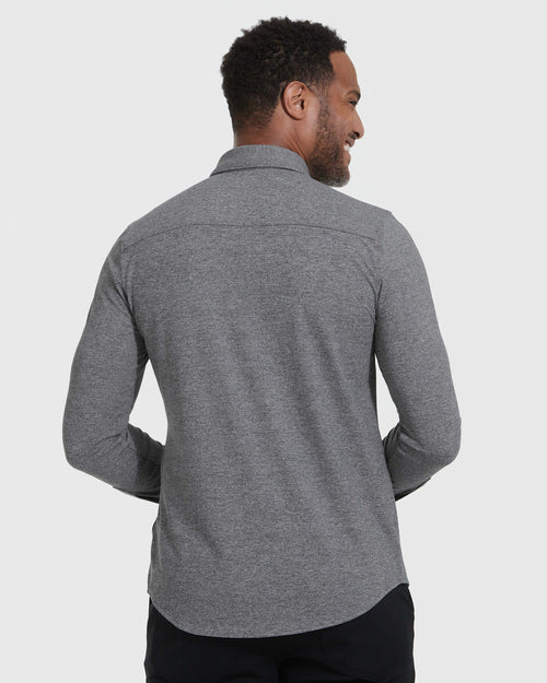 Heather Gray Long Sleeve Do-It-All Comfort Shirt