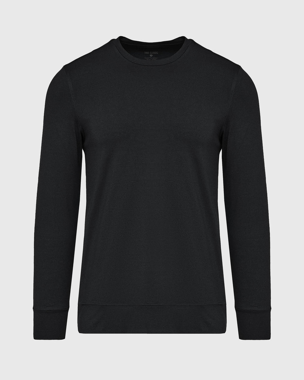 Black Active Comfort Crew Sweatshirt