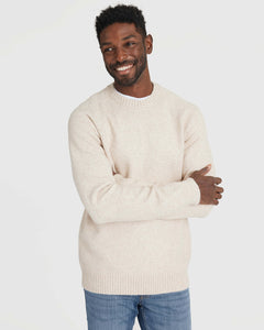 True ClassicHeather Oatmeal Crew Neck Sweater