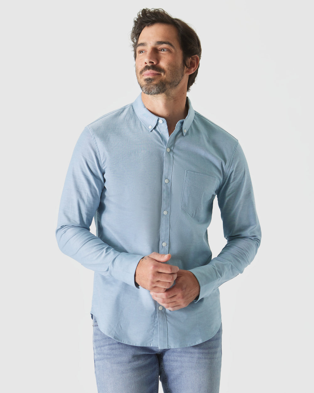 Harbor Stretch Oxford Long Sleeve Shirt