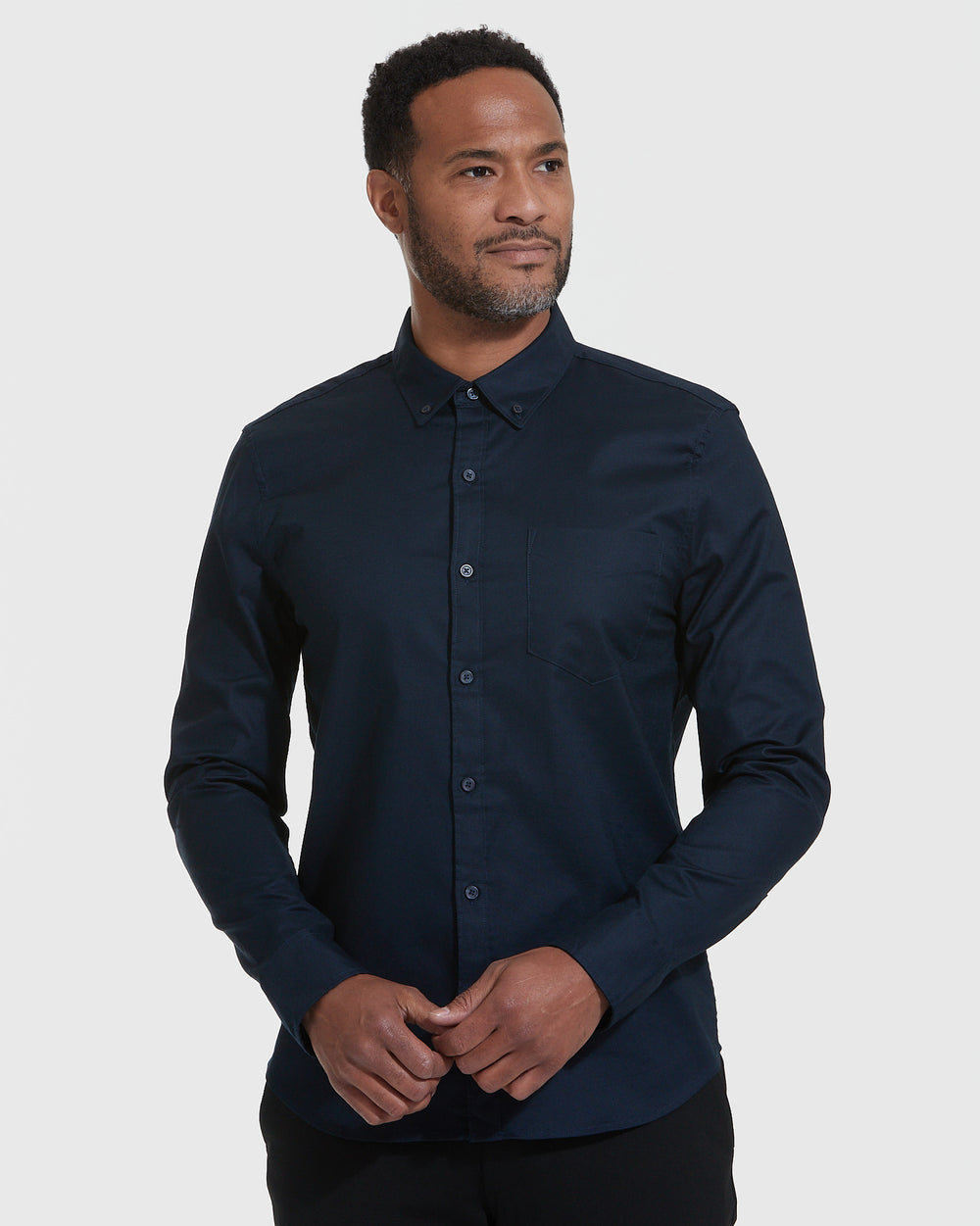 Neutral Stretch Oxford Long Sleeve Shirt 3-Pack