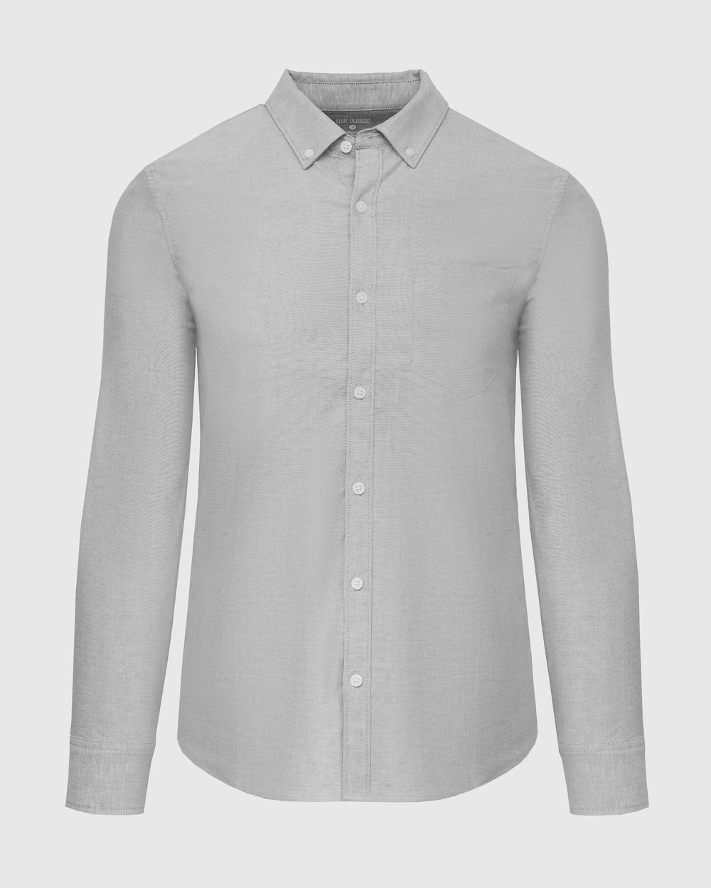 Stone Stretch Oxford Long Sleeve Shirt