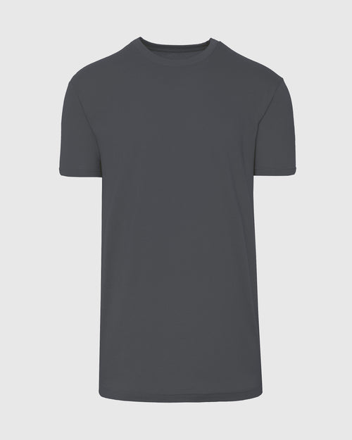 Carbon Tall Straight Hem Crew Neck T-Shirt