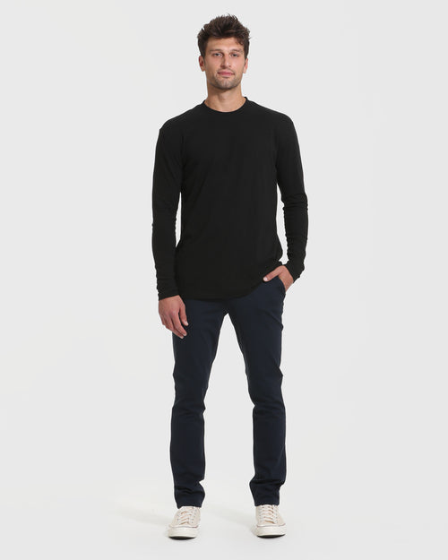 Black Tall Long Sleeve T-Shirt