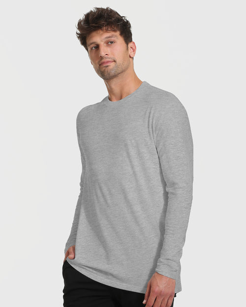 Heather Gray Tall Long Sleeve T-Shirt