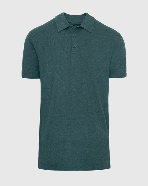 Heather Seafarer Short Sleeve Tall Polo