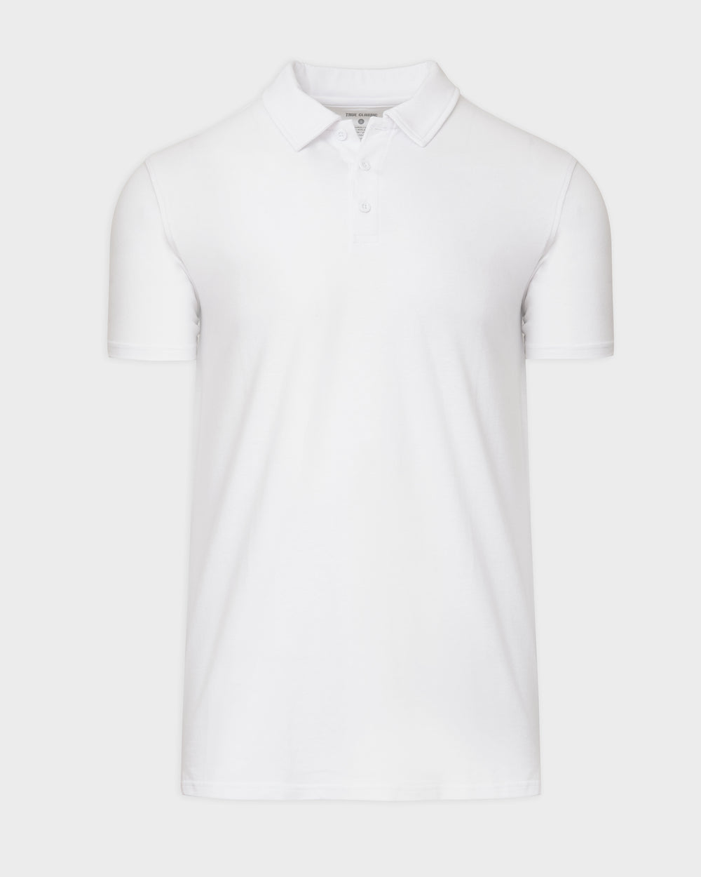 White Short Sleeve Tall Polo