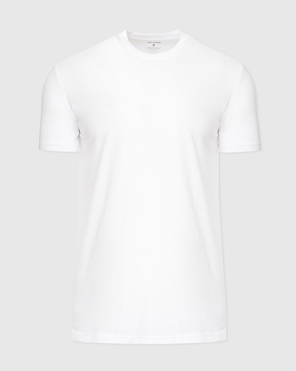 White Short Sleeve Tall Active Crew Neck