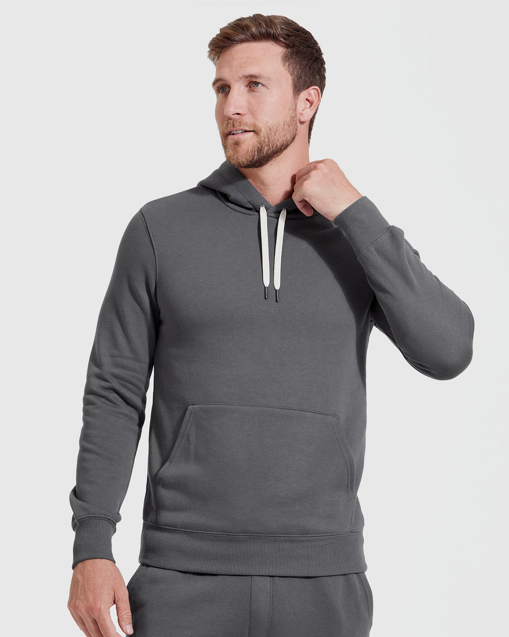 Carbon Fleece French Terry Pullover Hoodie