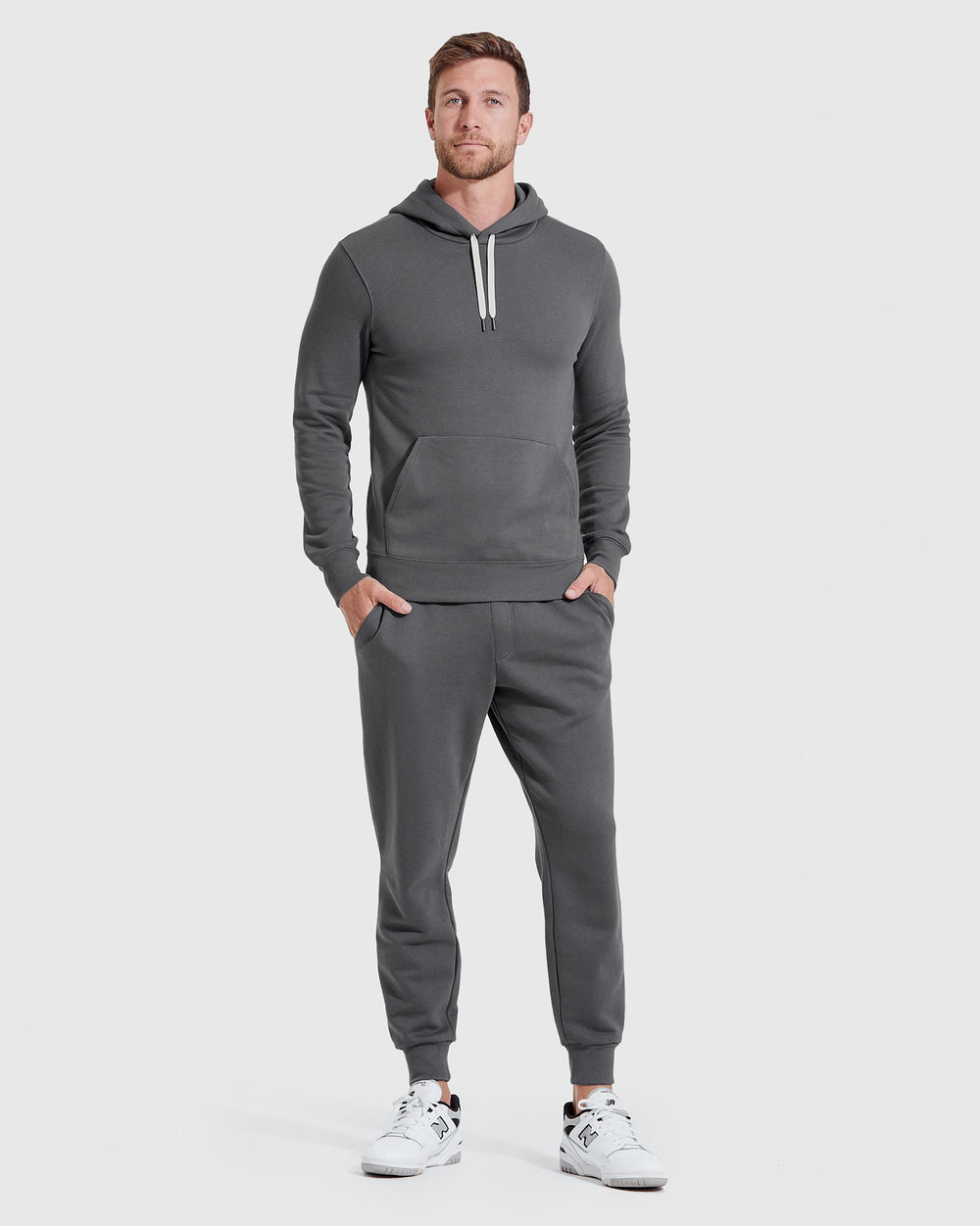 Carbon Fleece French Terry Pullover Hoodie