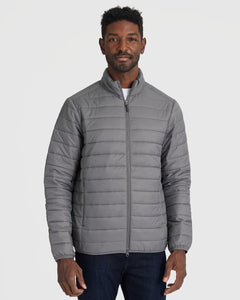 True ClassicGunmetal Puffer Jacket