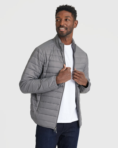 Gunmetal Puffer Jacket