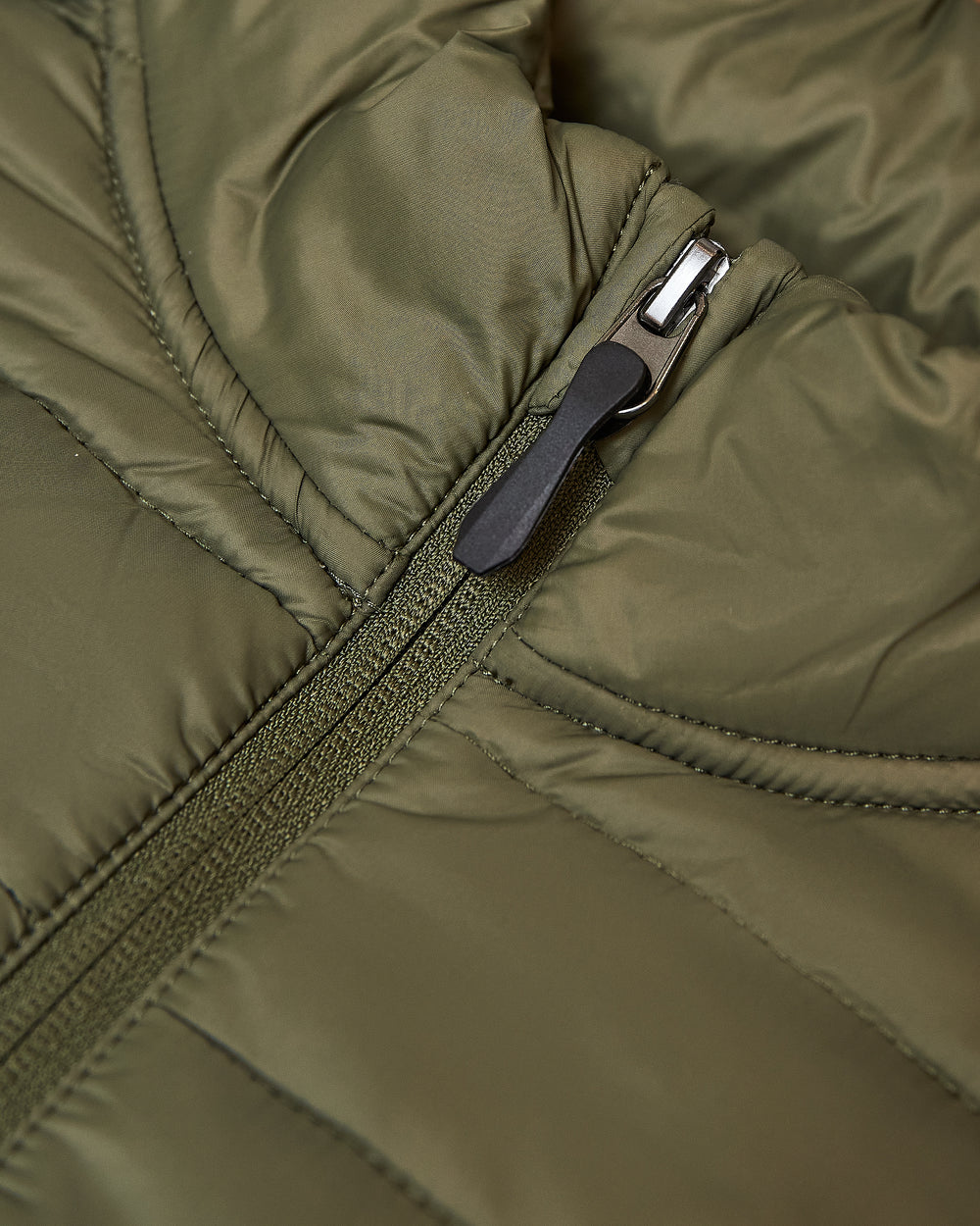 Military Green Puffer Jacket