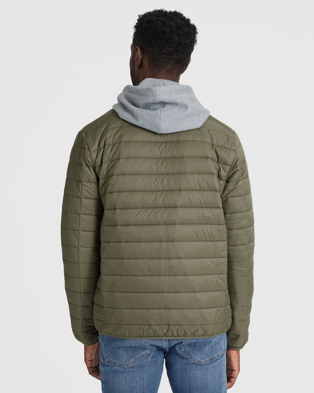 Military Green Puffer Jacket