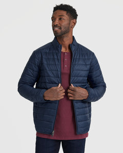 True ClassicNavy Puffer Jacket