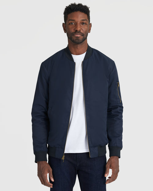 Navy Bomber Jacket