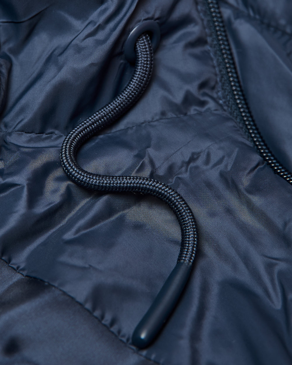 Navy Hooded Puffer Jacket