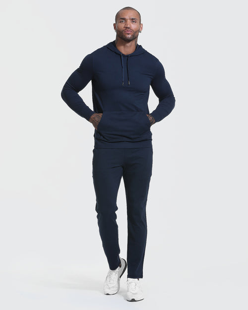 Heather Navy Active Comfort Pullover Hoodie