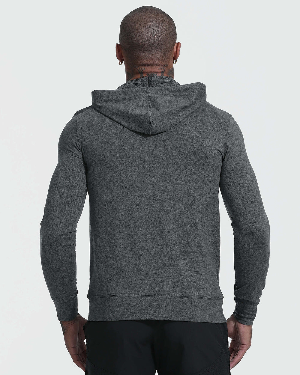 Charcoal Heather Active Comfort Full Zip Hoodie