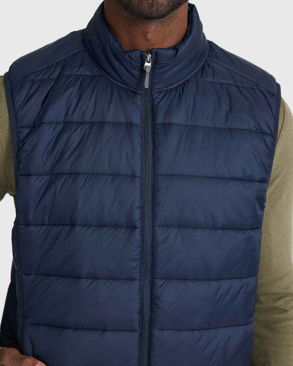 Navy Puffer Vest