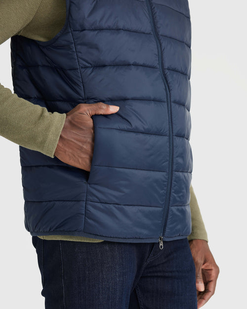 Navy Puffer Vest