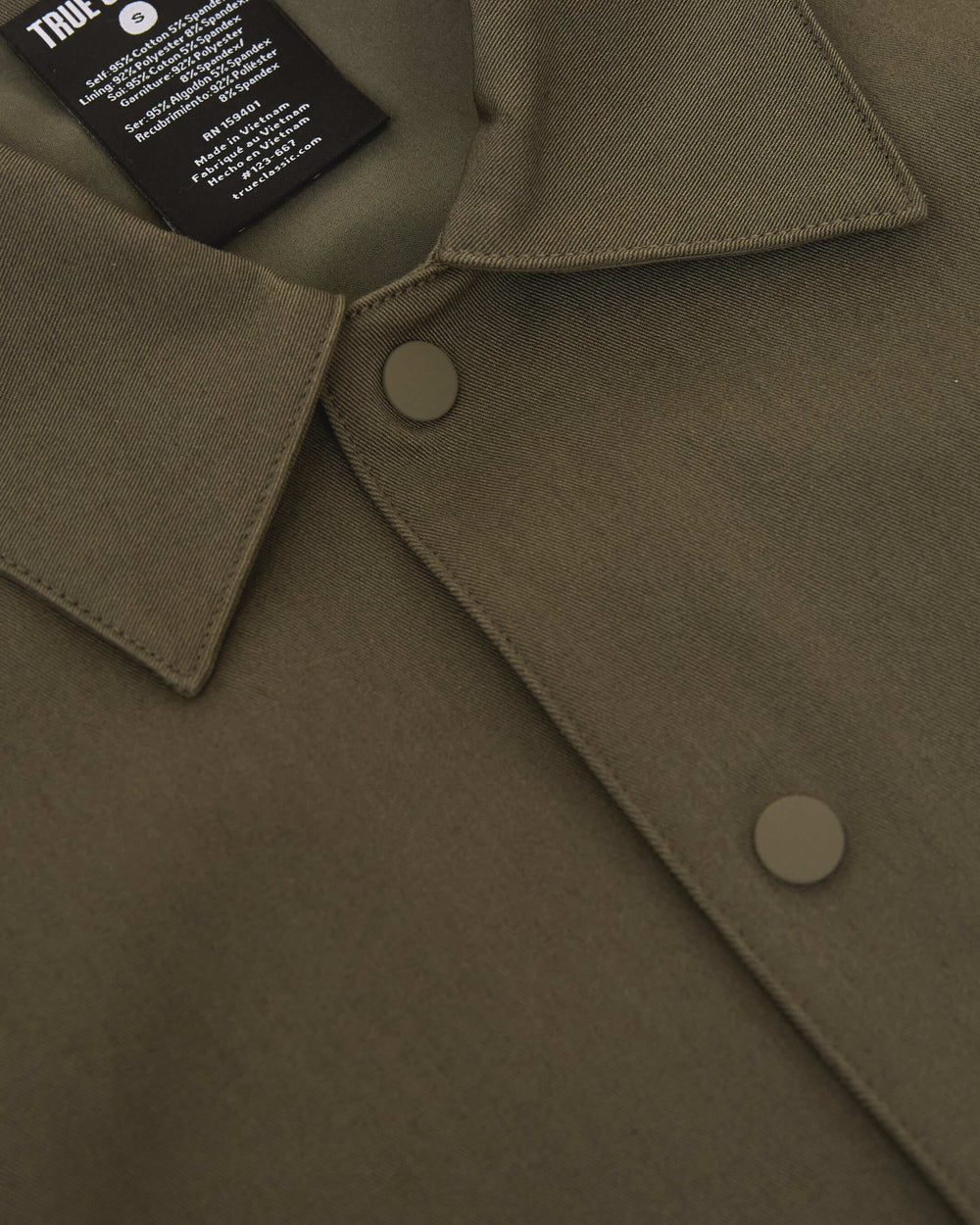 Military Green Coaches Jacket