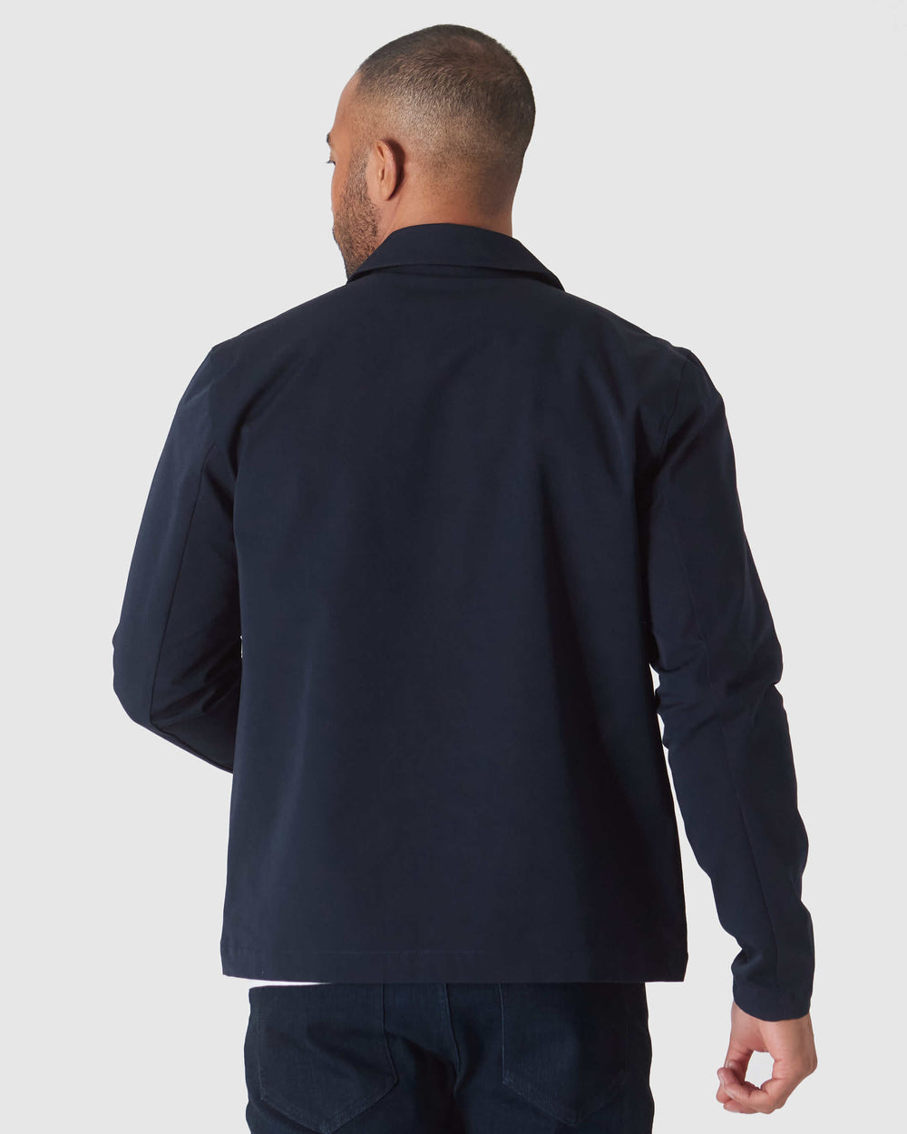 Navy Coaches Jacket