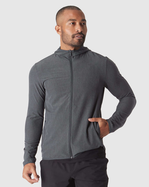 Charcoal Heather Gray Active Shell Jacket