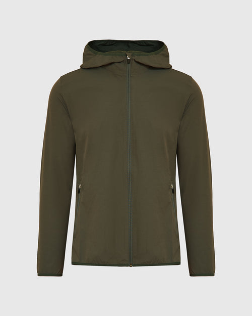 Olive Tech Windbreaker