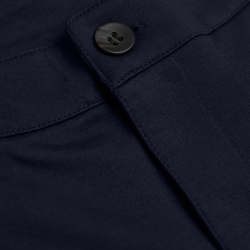 Navy Slim Comfort Knit Chino Pant