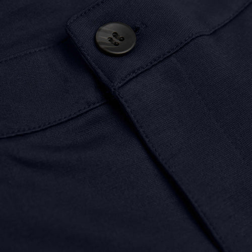 Navy Slim Comfort Knit Chino Pant