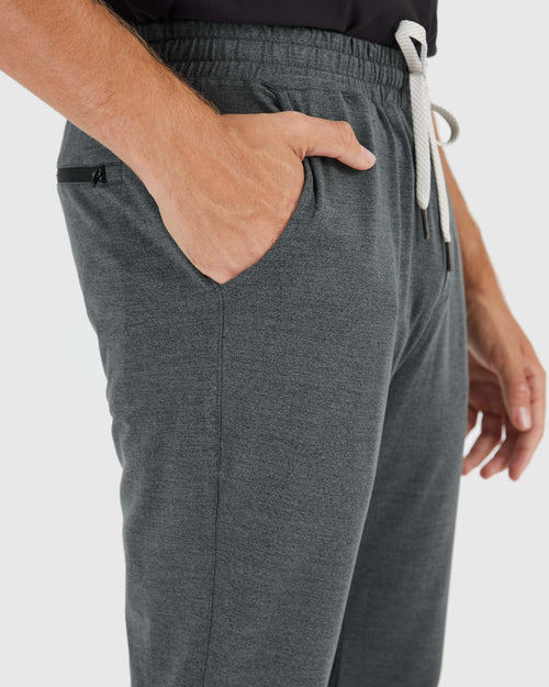 Charcoal Heather Gray Active Joggers