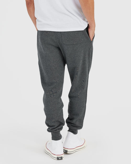 Charcoal Heather Gray Fleece Zip Hoodie and Jogger Set