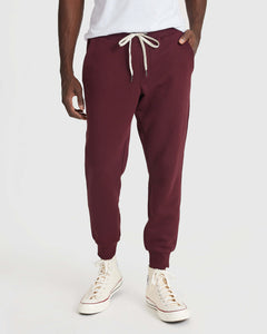 True ClassicMahogany Fleece French Terry Joggers