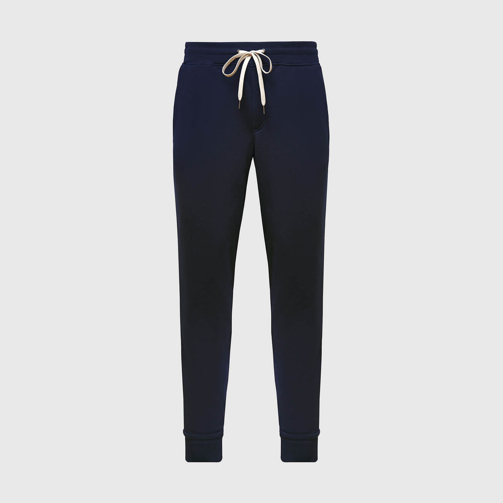 Navy Fleece French Terry Joggers