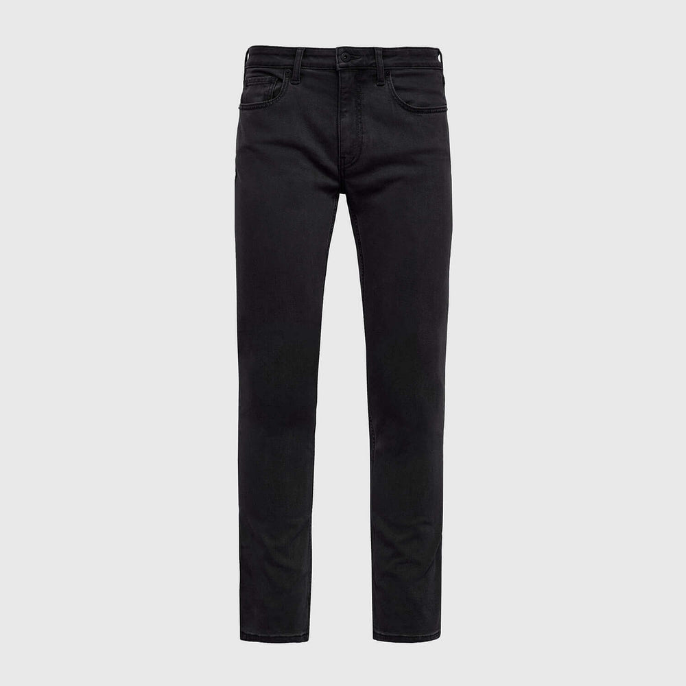 Black Wash Straight Comfort Stretch Jeans