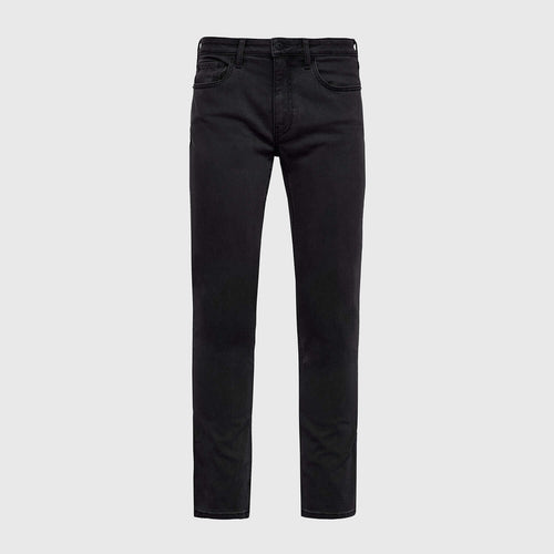 Black Wash Straight Comfort Stretch Jeans