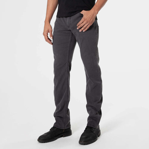 Gray Wash Straight Comfort Stretch Jeans