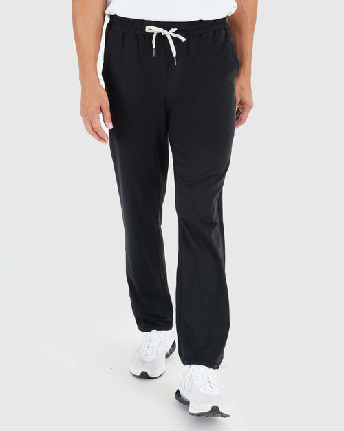 Black Active Comfort Straight Leg Pant