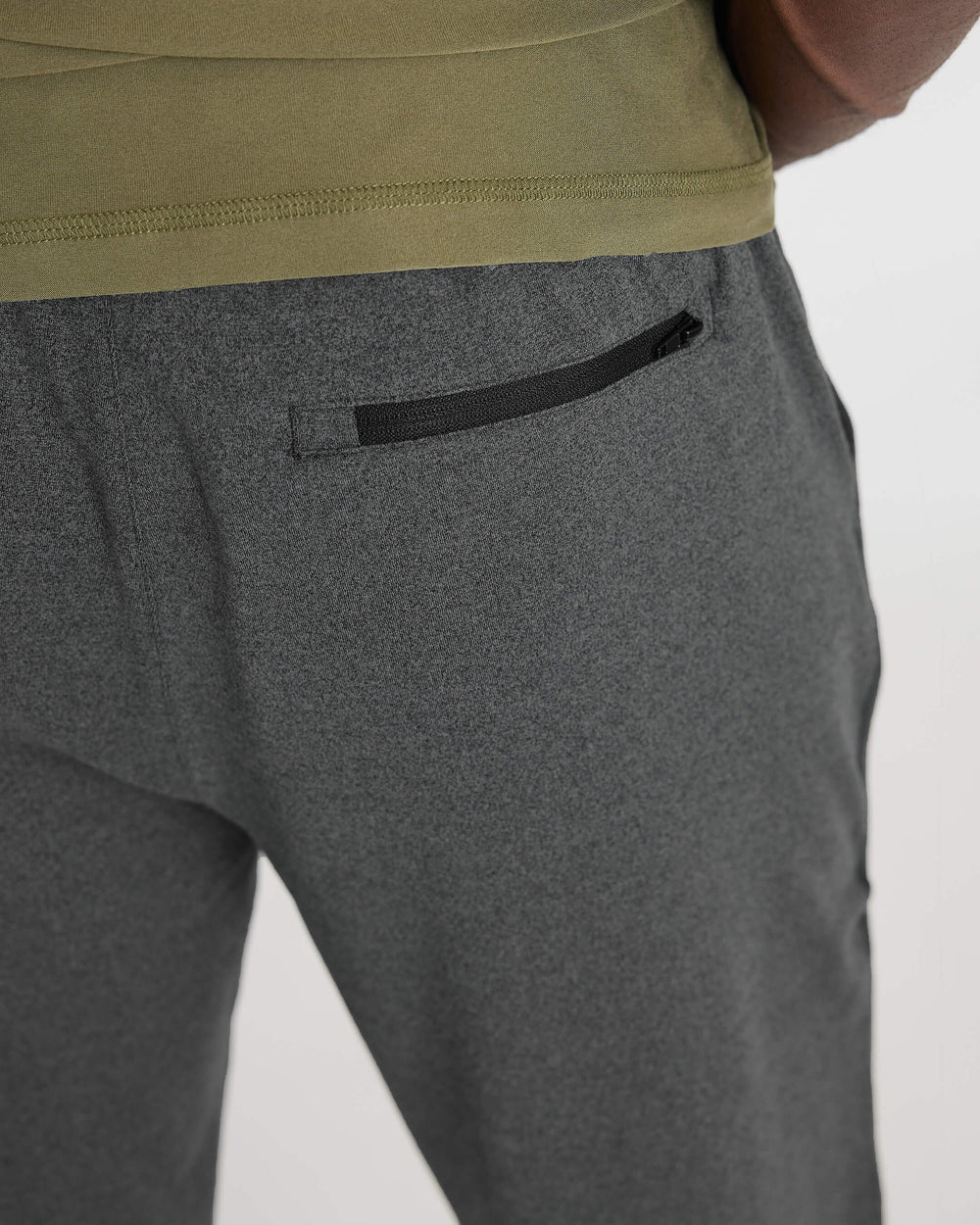 Charcoal Heather Active Comfort Straight Leg Pant